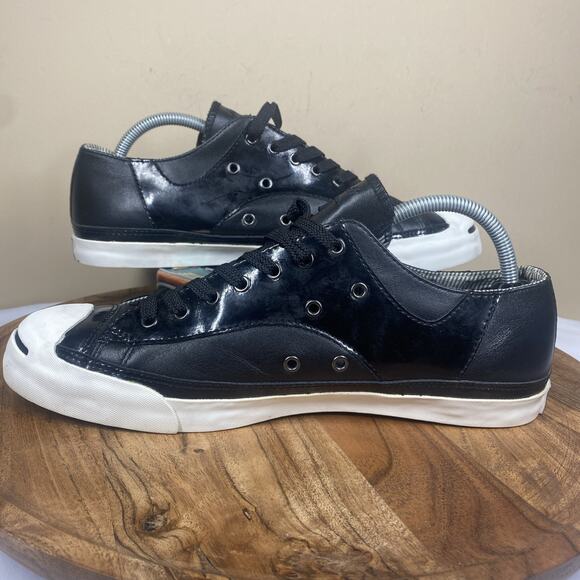 Converse Jack‎ Purcell Low Tuxedo Ox Vintage Sample Mens Size 11 Leather Shoes - Picture 6 of 10